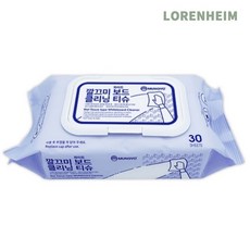 로렌하임 문교 깔끄미 화이트보드클리닝티슈 CLT-30 30매입 보드청소용 1개입 수업준비