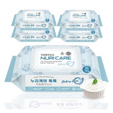 누리케어 생분해 주방행주티슈 70매 물티슈, 70개, 5세트