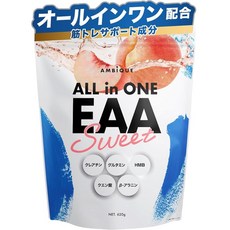 올인원 EAA BCAA 크레아틴 글루타민 구연산 HMB 암비크 필수 아미노산 9종 배합 620g 복숭아, 1개, 1g