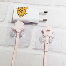 접착식 투명 코드걸이, 1