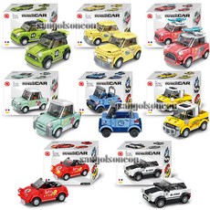 [오로라](산골소년) 페이머스카 블럭 호환 자동차 조립 완구 놀이, 1개