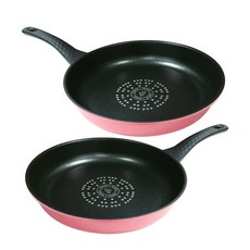 1+1 키친아트 다이아몬드 후라이팬 28cm+후라이팬 28cm 궁중팬 웍 30cm 516505