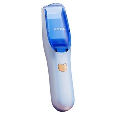 KONKA康佳 嬰童理髮器 IPX7防水 陶瓷刀頭 自動吸髮, 淺藍色