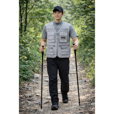 이지몰 다용도 망사 작업 조끼 멀티 포켓 낚시 등산 조끼