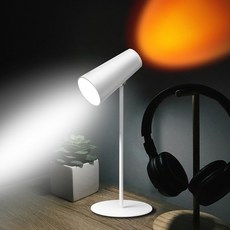 [엑스트라] 파워스탠드 X4 양방향 LED 마그네틱 멀티 램프, 클리어 화이트