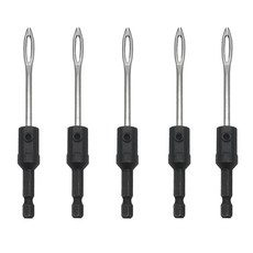 타이어 펑크 수리 바늘 끈끈이 충전드릴용, 기본, 5개