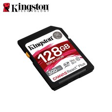 Kingston 金士頓 Canvas React Plus SD 記憶卡, 1個, 128GB