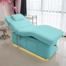 네일샵 전동 리클라이너 높이조절 의자 175도 그레이, 공식 표준, 녹색단일모터+난방설치가필요없음
