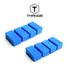 타노스 순정형 커브 쿠션 도어가드_블루_8ea_1set 기준, 블루, 8개