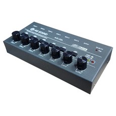 AG-06L 6채널 마이크 분배기 믹서기, 진회색
