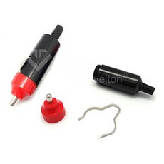 DIY 시거잭 플러그 수 5A 차량 전원 12V-24V 납땜 제작용 SCG-15, 단품, 1개