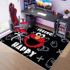 에스이스타 거실러그 카페트 대형러그 물세탁러그, 게임 세서미 스트리트, 60cmx90cm