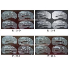 正韓系 完美眉型 畫眉輔助器 ES101, 1個, ES101D