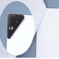 모서리 삼각 클립 1P 사무용집게, 분홍