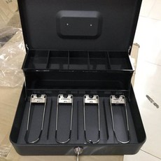 【開發票/統編】多格錢櫃 手提收錢箱 附有錢夾設計, 紅色票夾密碼款