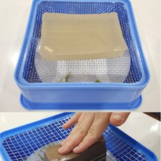 묵과 우무를 예쁘게 써는 전용 채칼, 사각묵채, 1개, 약 290g