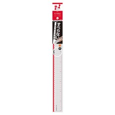 SONIC 나노피타 리버시블 커팅 자 50cm, 레드 + 블랙, 1개