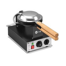 홍콩 에그 와플 기계 코팅 카페 업소용 디저트 크로플, 전기 3세대 블랙티타늄 기계식