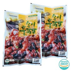 2팩 원앙닭발 무뼈 S라인 송이불닭 오돌뼈 국물닭발 편육 통닭발 닭근위볶음 닭날개, 280g, 2개