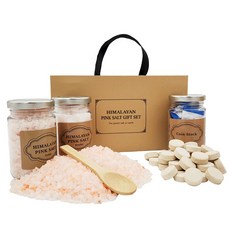 웰세스 S2C 히말라야 핑크솔트 알갱이 250g + 히말라야 핑크솔트 파우더 250g + 코인 육수 10pcs 선물세트, 1개