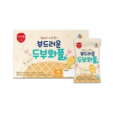 CJ제일제당 아이누리 부드러운 두부와플 (16g x 20입) 1개, 320g