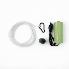 헤이컴퍼니 USB 기포기 에어호스 콩돌 걸이 세트, 2개, [HC]그린, 휴대용
