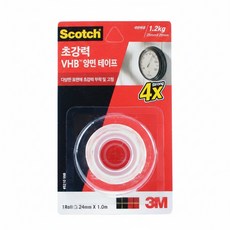 15mm X 1.5M 다용도 초강력 양면테이프 강력접착 접착 양면 테이프 아크릴, 1개