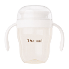 닥터무이 유아용 PPSU 흘림방지 360도 자기주도컵, 아이보리, 1개, 180ml