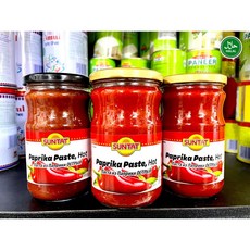 Suntat Traditional Turkish Hot Paprika Paste 선탓 전통 터키식 매운 파프리카 페이스트, 630g, 4개
