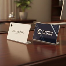 스탠드형 투명 아크릴 명함꽂이 명함홀더