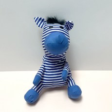 곰돌이 장바구니 키링 에코백 백참 휴대용 보조가방 곰돌 실버 토끼 얼룩말, 1개, 48. 얼룩말 파랑