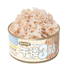nu4PET 陪心 午後罐 雞鮭微醺 鮮湯罐 80g, 1個, 陪心午後罐80g-3點雞鮪雙奏*24, 雞鮪雙奏
