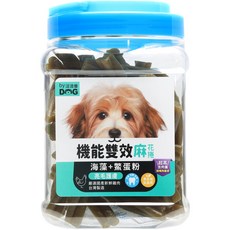 汪洽普 麻花捲系列 犬用潔牙棒 雞肉潔牙骨, 1個, 海藻+鱉蛋粉-淨重800g