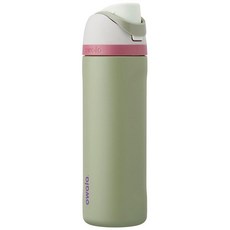 Owala FreeSip 스포츠 여행 및 학교용 빨대 포함 단열 스테인리스 스틸 물병 BPA 프리 스포츠 1.2L40온스 크라운 주얼 180971, 멀티