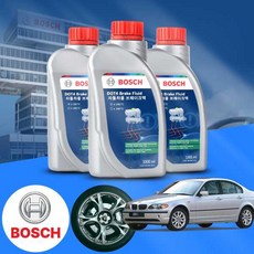 [정밀정비규격] BMW E46 320i DOT4 브레이크오일 1L (98~06년형) (2통권장) [센터순정동일품·수리비절감]
