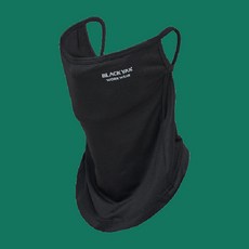 블랙야크 냉감 자외선차단 호흡이 편한 쿨 멀티스카프, 1개, 블랙