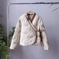 저고리 전통 퓨전 자켓 마고자 스타일 누비 패딩 절복