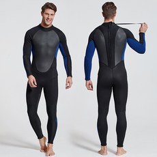 鯊巴特 3mm 連體潛水衣 保暖防寒 浮潛服 冬泳衣 潛水服 男款 衝浪服