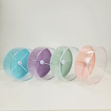무소음 칼라 햄스터 쳇바퀴 지름 26cm 운동놀이 러닝휠 장난감, 쳇바퀴만, 핑크