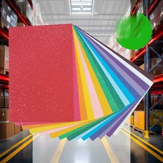 칼라펠트 접착 메타릭진연두 45x30cm 1장 DIY 환경미화 수업 반짝이 알림판 컬러