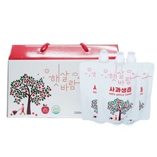 햇살바람 사과생즙 스파우트형 110ml 30봉, 1개