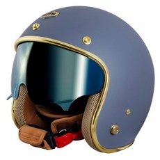 GP-5 MTS 343 復古半罩安全帽, 消光隕石灰,L