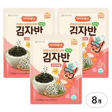 아이배냇 유아용 김자반 야채, 김맛, 25g, 8개