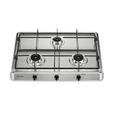 린나이 3구 빌트인 가스레인지 스테인리스 건전지전원 RBR-S3001D