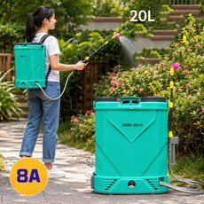 충전식 농약분무기 20L 전동 자동 리튬배터리 과실수 농작물 농사용, 1개, 분무기 8A 리튬베터리 사양, 8A