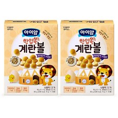 아이얌 일동후디스 한입쏙 계란볼, 2개, 60g, 계란맛