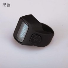 無品牌 電子計數器 手指環 數顯大屏顯示 點數器, 1個, 黑色