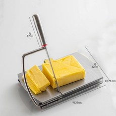 치즈 나이프 버터 커터기 업소용 칼 도마 주방 절단기, 1개, B_눈금 슬라이서 블레이드형