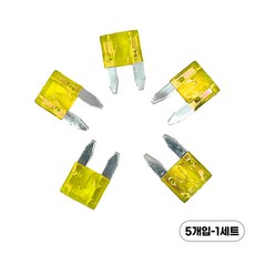 오토바이 퓨즈 스쿠터 자동차 FUSE 5개입, 20A, 1세트