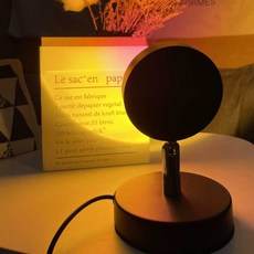 석양 무드등 크러쉬조명 간접등 감성 인테리어 홈카페, 1개